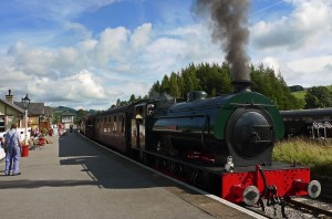 Locomotive on Bolton & Embsay Railway