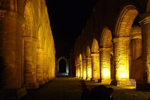 RiponFountainsNaveNight