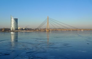 Riga river Daugava
